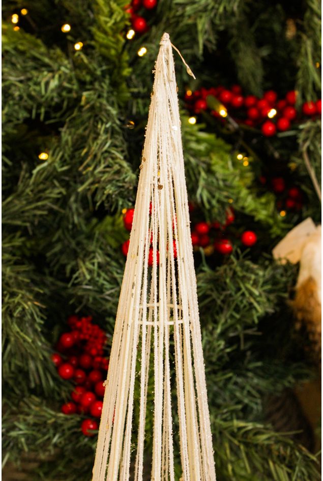 Arvore Cone Decorativa Com LED Natal -3-